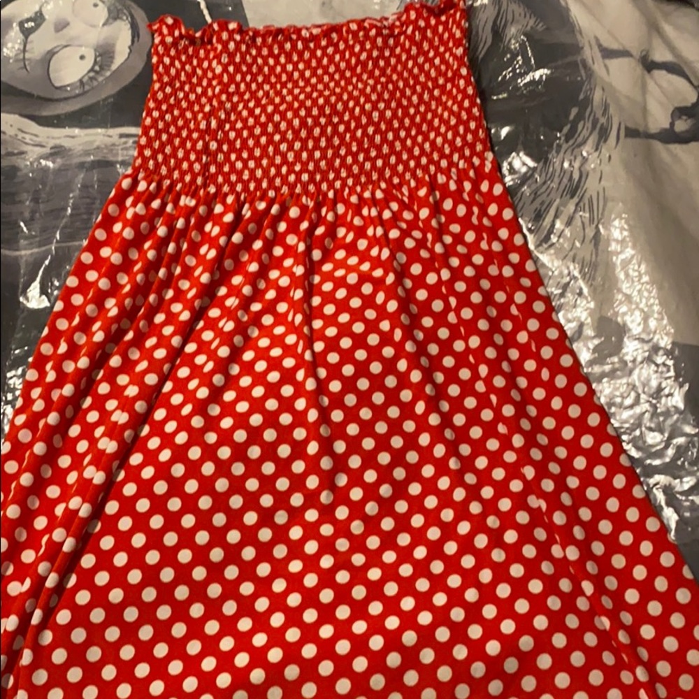 Minnie Mouse Type Tube Top Dress